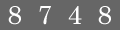 type in code