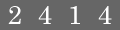 type in code