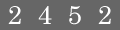 type in code